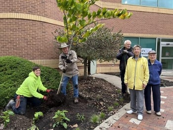 volunteer group outside OCS 