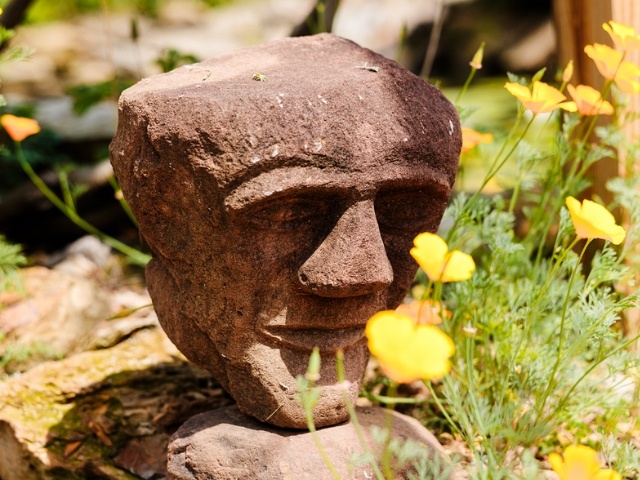 sculpture of face