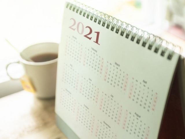 2021 Calendar 