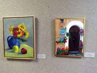 Paintings - pitcher and doorway
