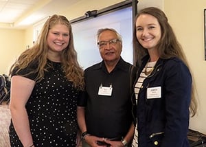 Megan, Lal Arora, Jessica  - Memory Class organizers