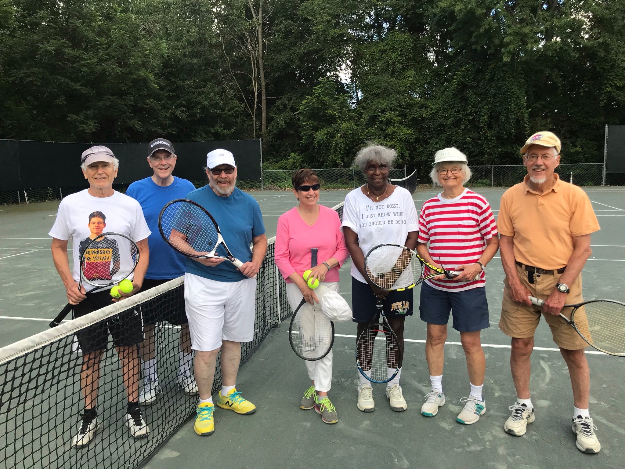 Group of Tennis Players