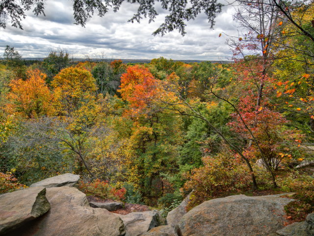 overlook from Cuyahoga Valley National Park