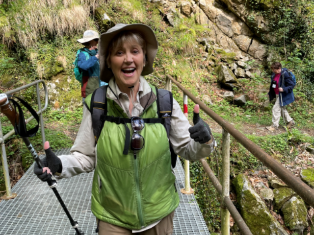 woman hiking 